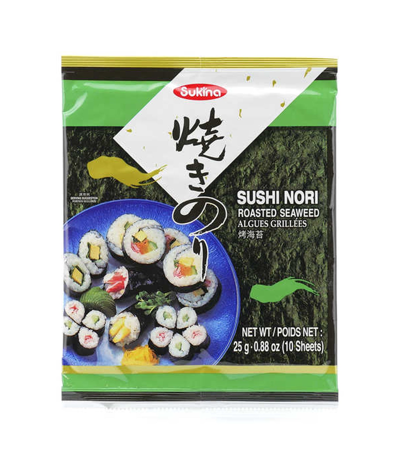 Sukina - Roasted Seaweed Sushi Nori (10 Sheets) 25g