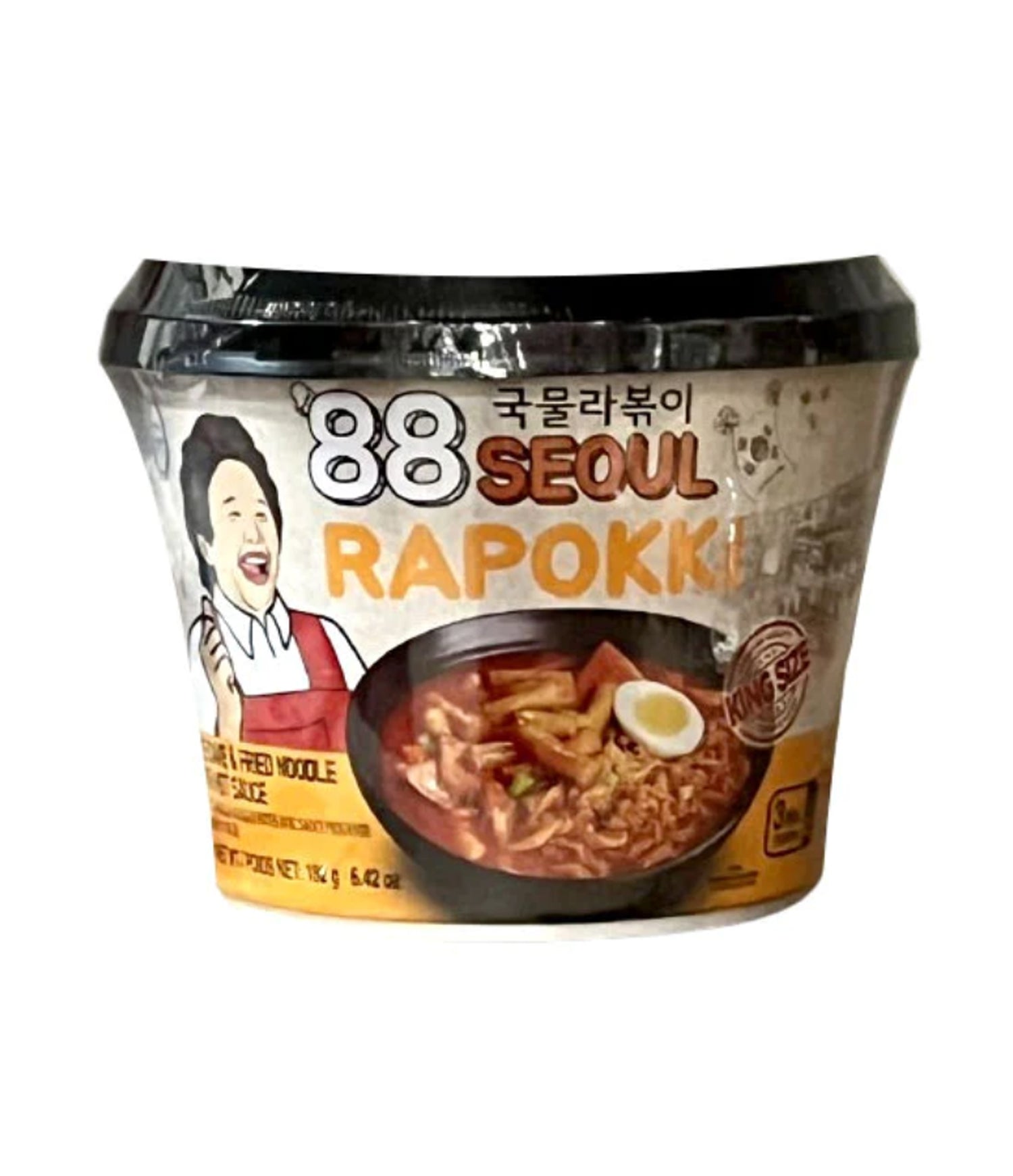 Surasang - Rapokki Rice Cake & Fried Noodle with Hot Sauce 182g