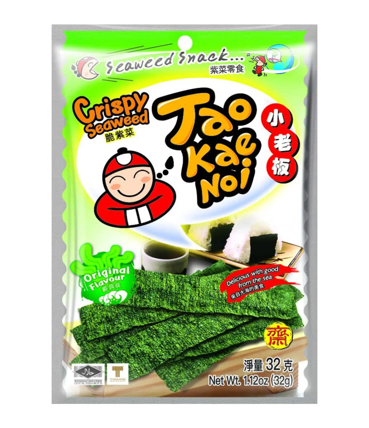 Tao Kae Noi - Crispy Seaweed (Original Flavour) 32g
