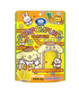 Pompompurin 4D fruit juice candy package with cartoon characters on a white background