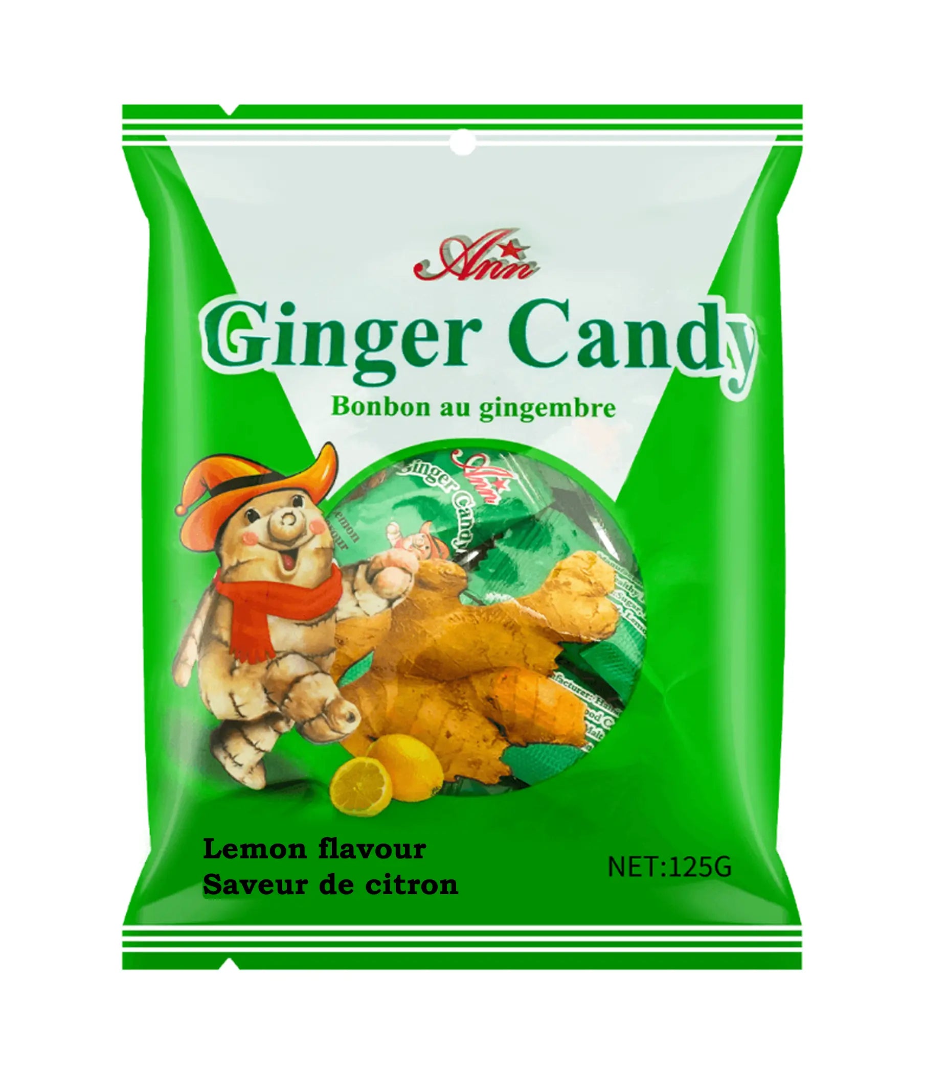 Ann - Ginger Candy (Lemon) 125g – Haisue
