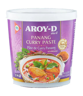 Aroy-D Panang Curry Paste container on a white background
