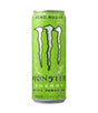 A single can of Monster Energy Ultra Paradise zero sugar drink, featuring its signature bright lime green can with the black and white claw logo, set against a plain white background.
