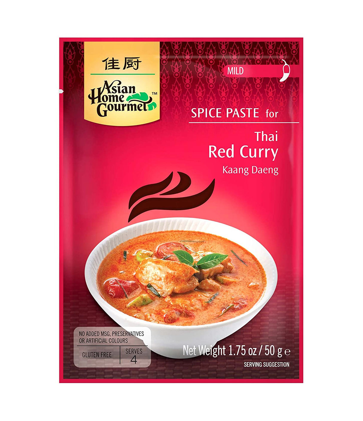 Asian Home Gourmet - Spice Paste for Thai Red Curry 50g