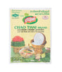 Packaging of Chao Thai brand coconut cream powder showing the product name and an image of a coconut, with additional graphics indicating its use as a condiment.