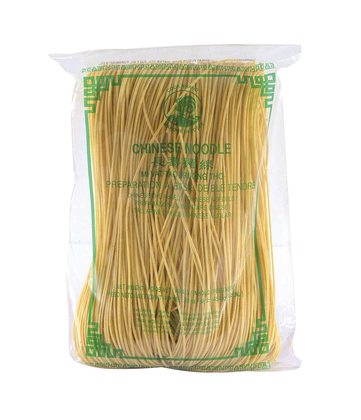 Cock Brand - Chinese Yellow Noodle 454g