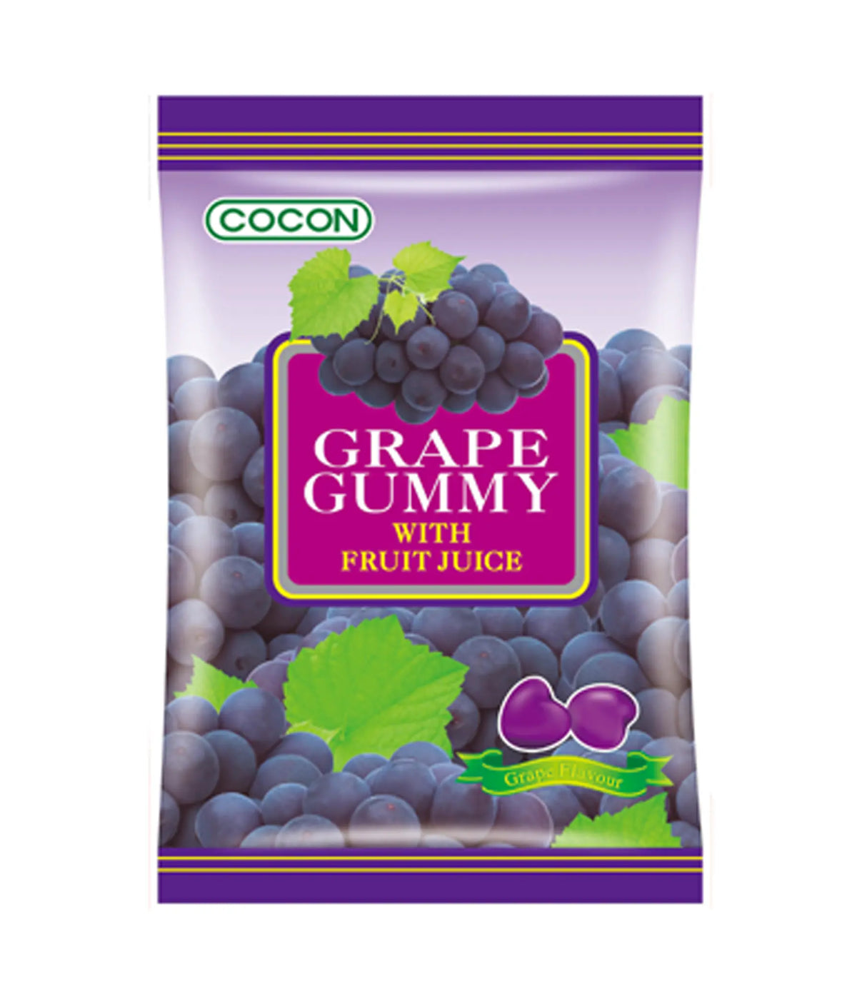 Cocon - Grape Gummy with Fruit Juice 100g