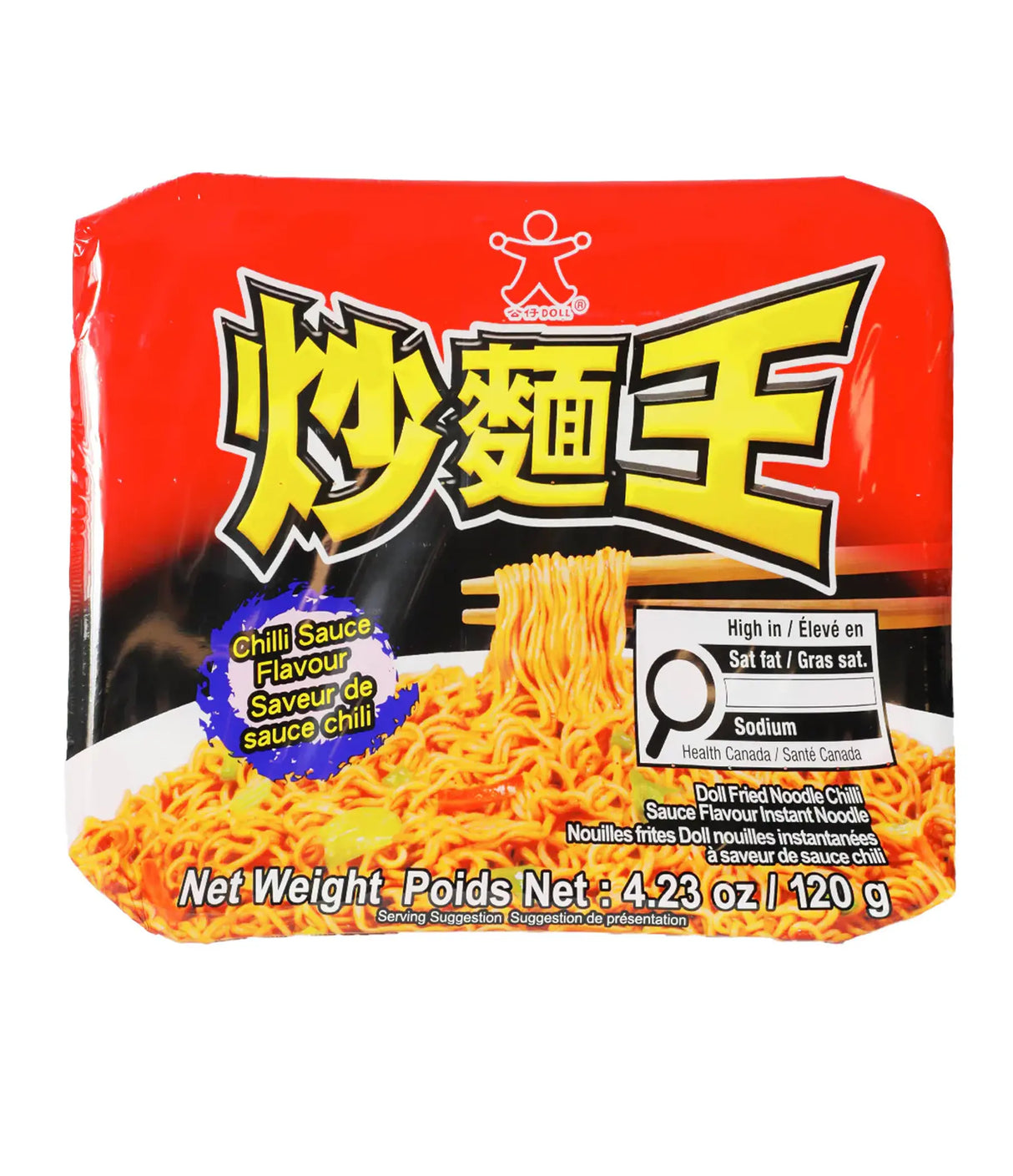 Doll - Fried Noodle (Chili Sauce Flavour) 120g