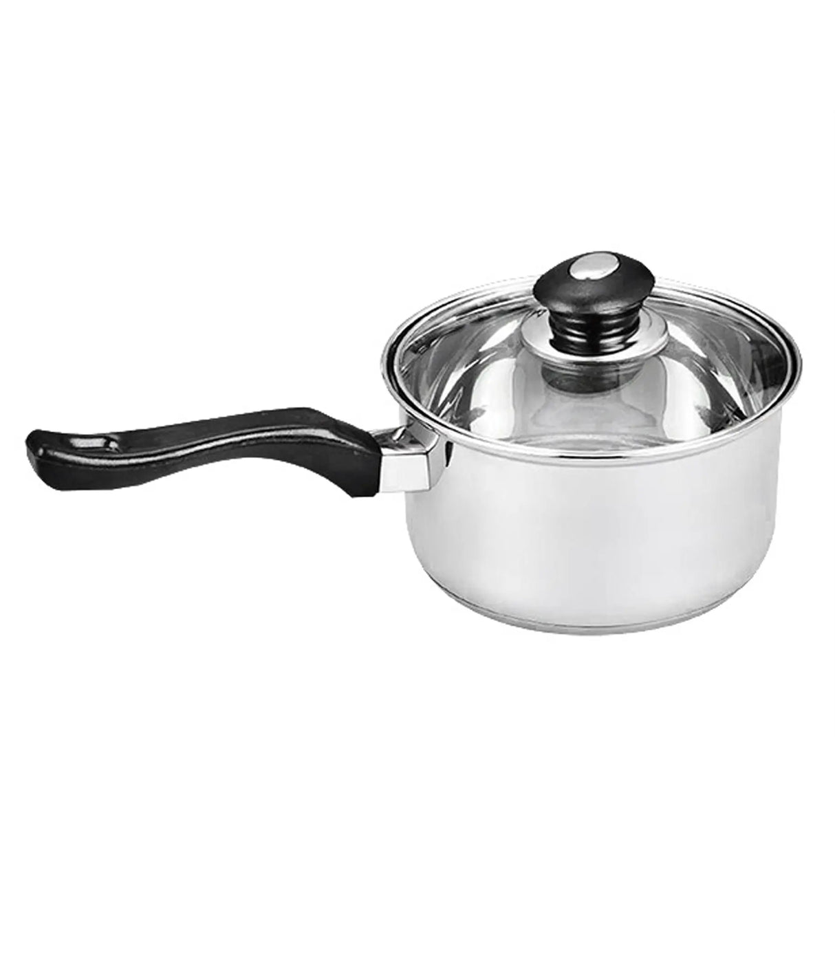EMF - Stainless Steel Sauce Pan with Glass Lid 16x9.5cm