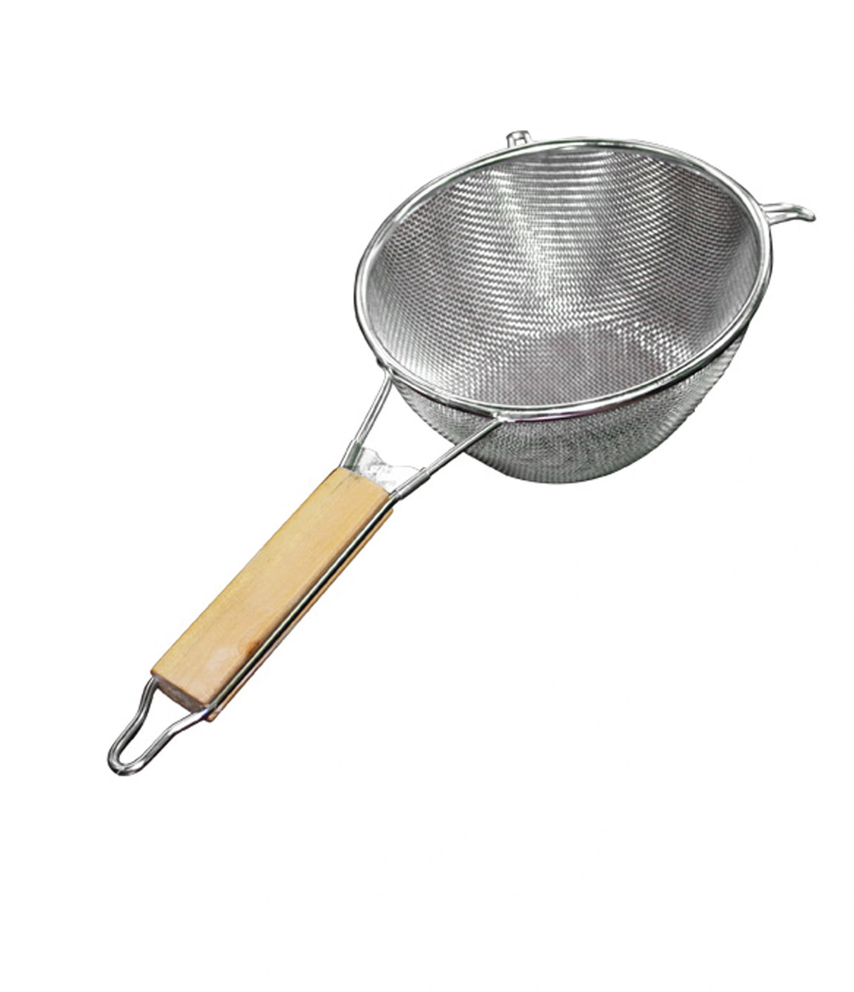 EMF - Wood Handle Stainless Steel Mesh Strainer 18x10cm