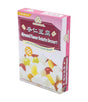 Box of Almond Flavor Gelatin Dessert with colorful graphics on a white background