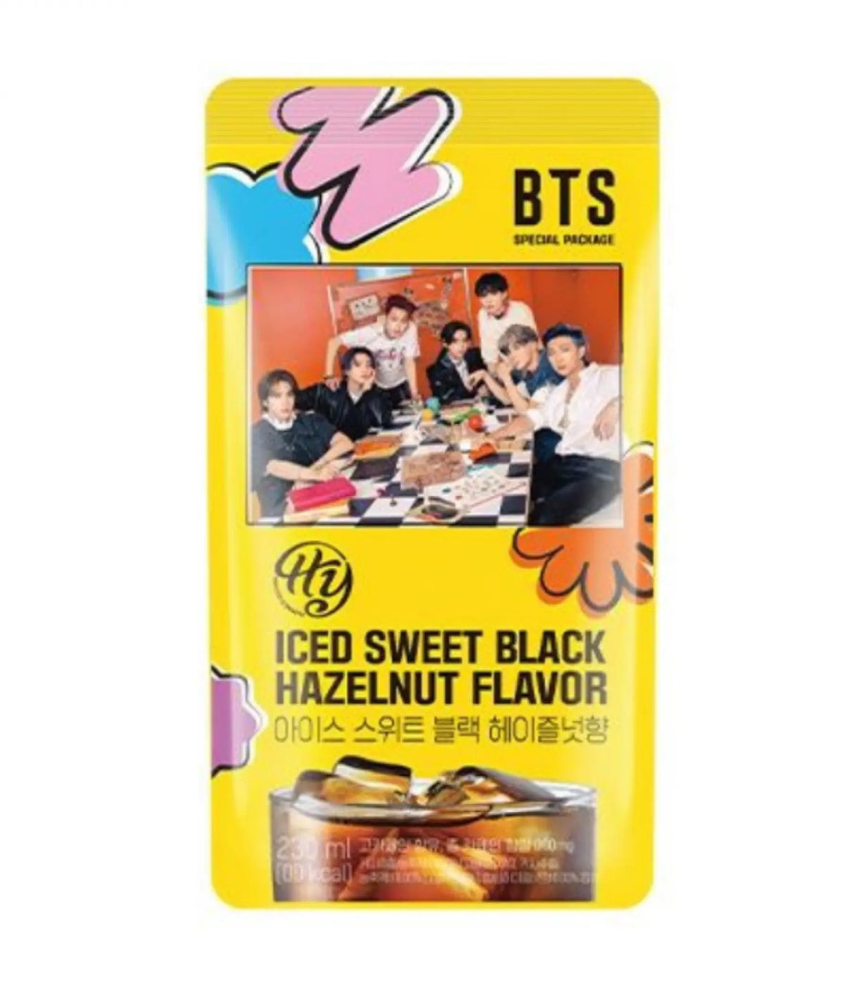 Hanya - BTS Iced Sweet Black Hazelnut Coffee 230ml