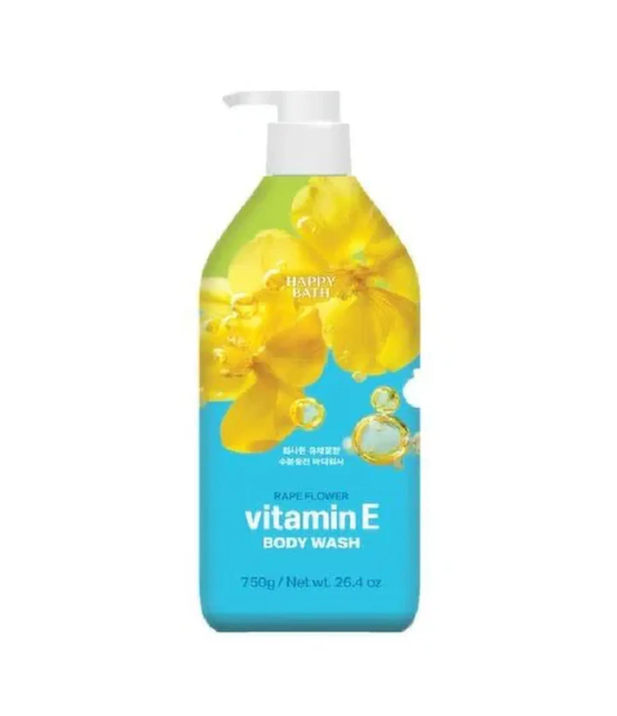 Happy Bath - Canola Flower Vitamin E Body Wash 750g