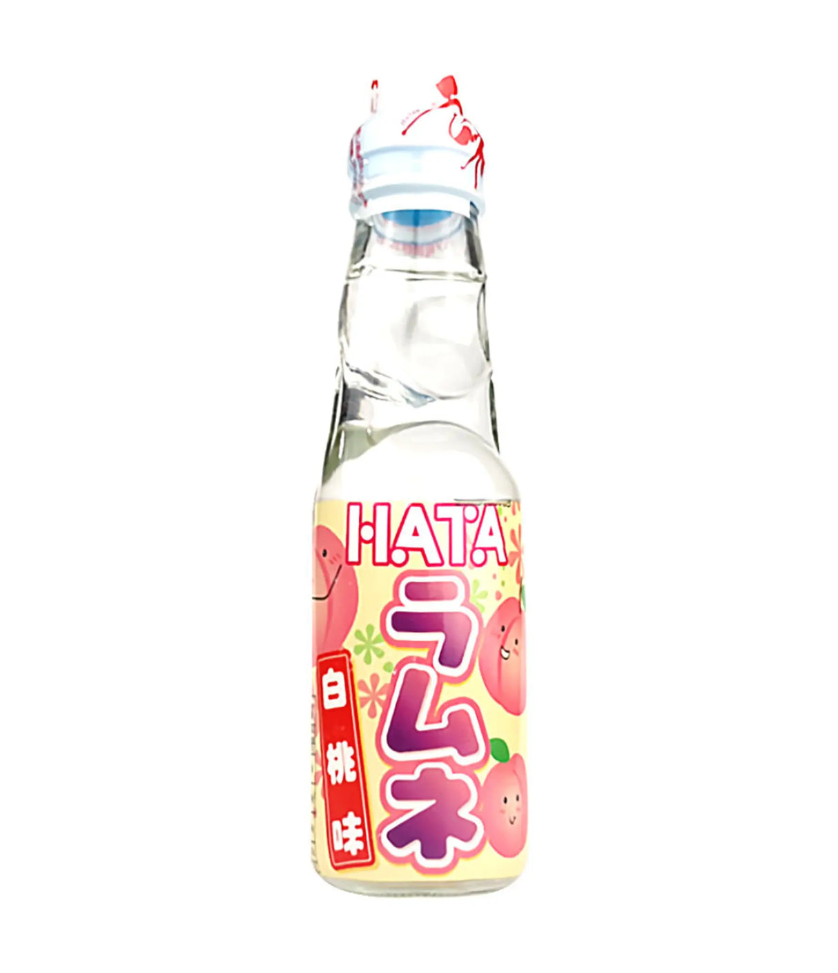 Hata - Ramune Soda (White Peach Flavor) 200ml