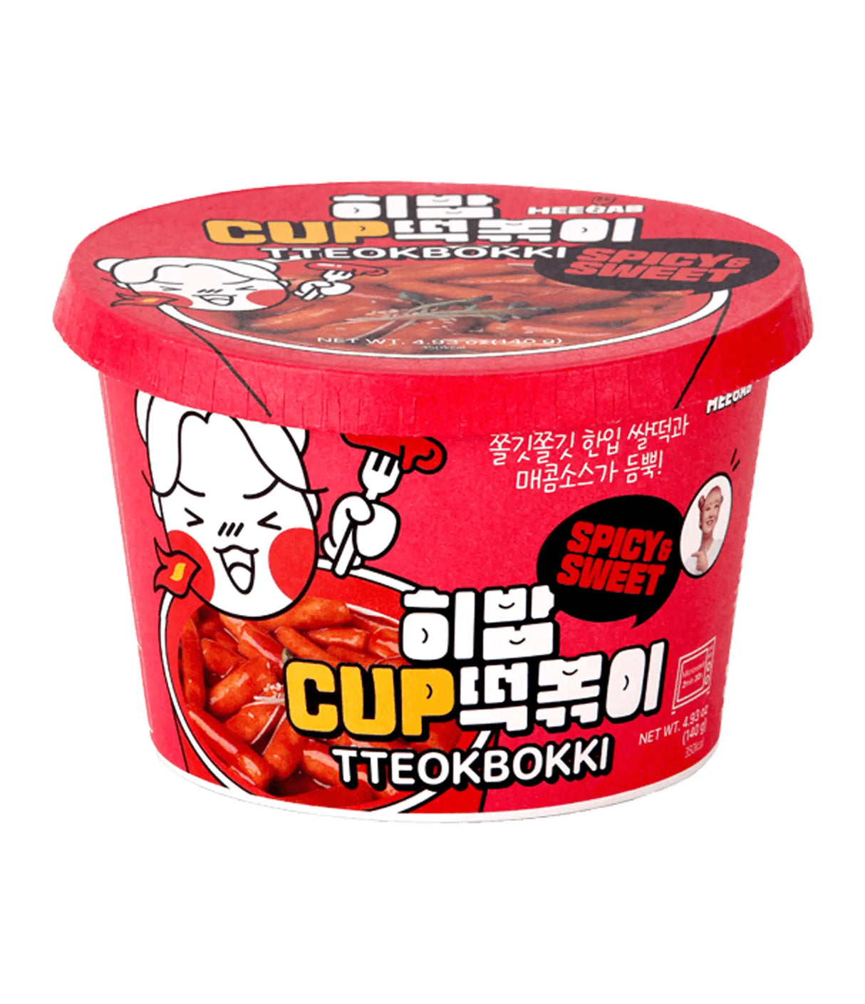 Heebab - Cup Tteokbokki Spicy & Sweet 140g