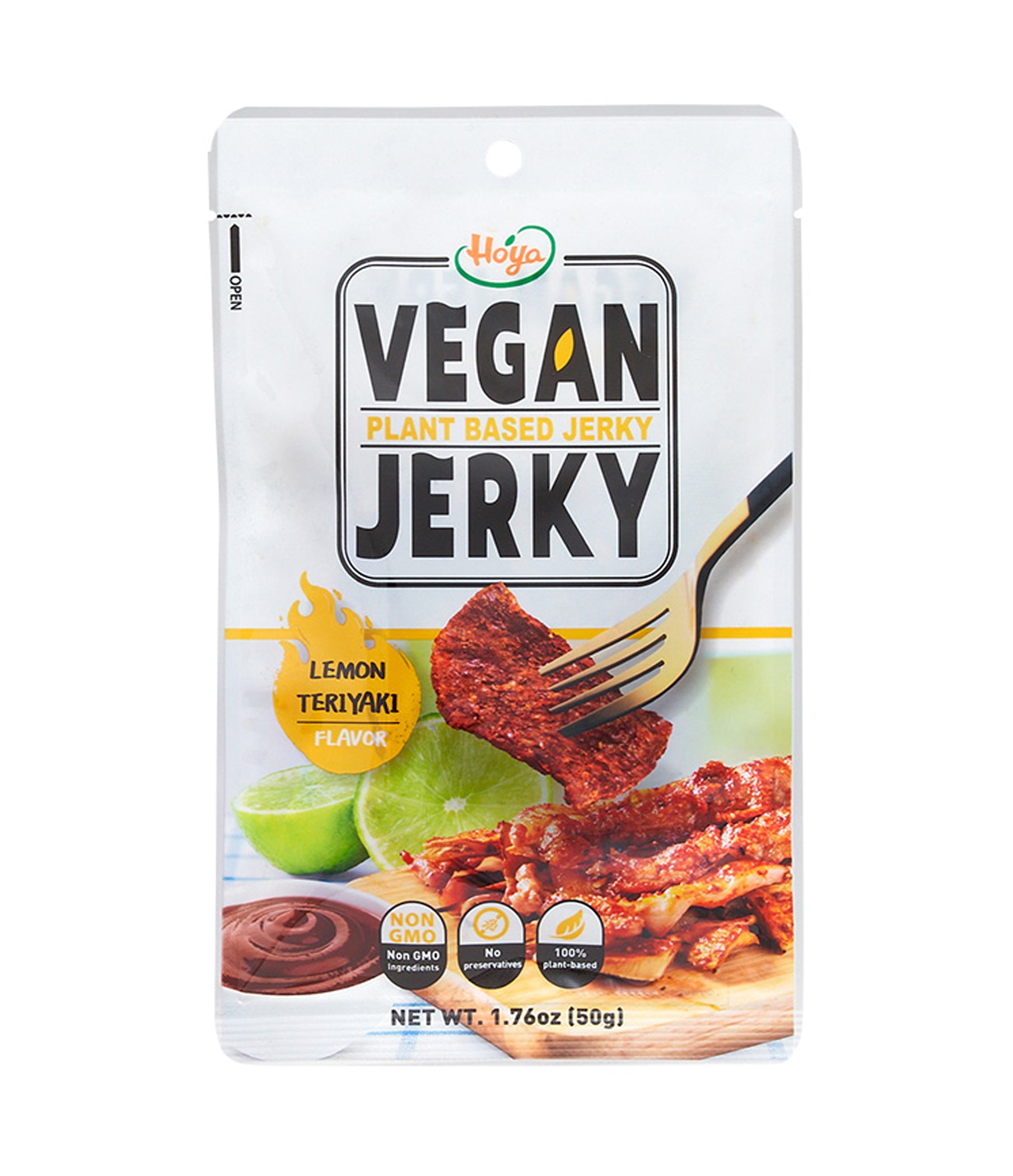 Hoya - Vegan Plant Based Jerky (Lemon Teriyaki) 50g | Haisue