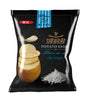 Packaging of potato chips with brand logo and product name on a white background