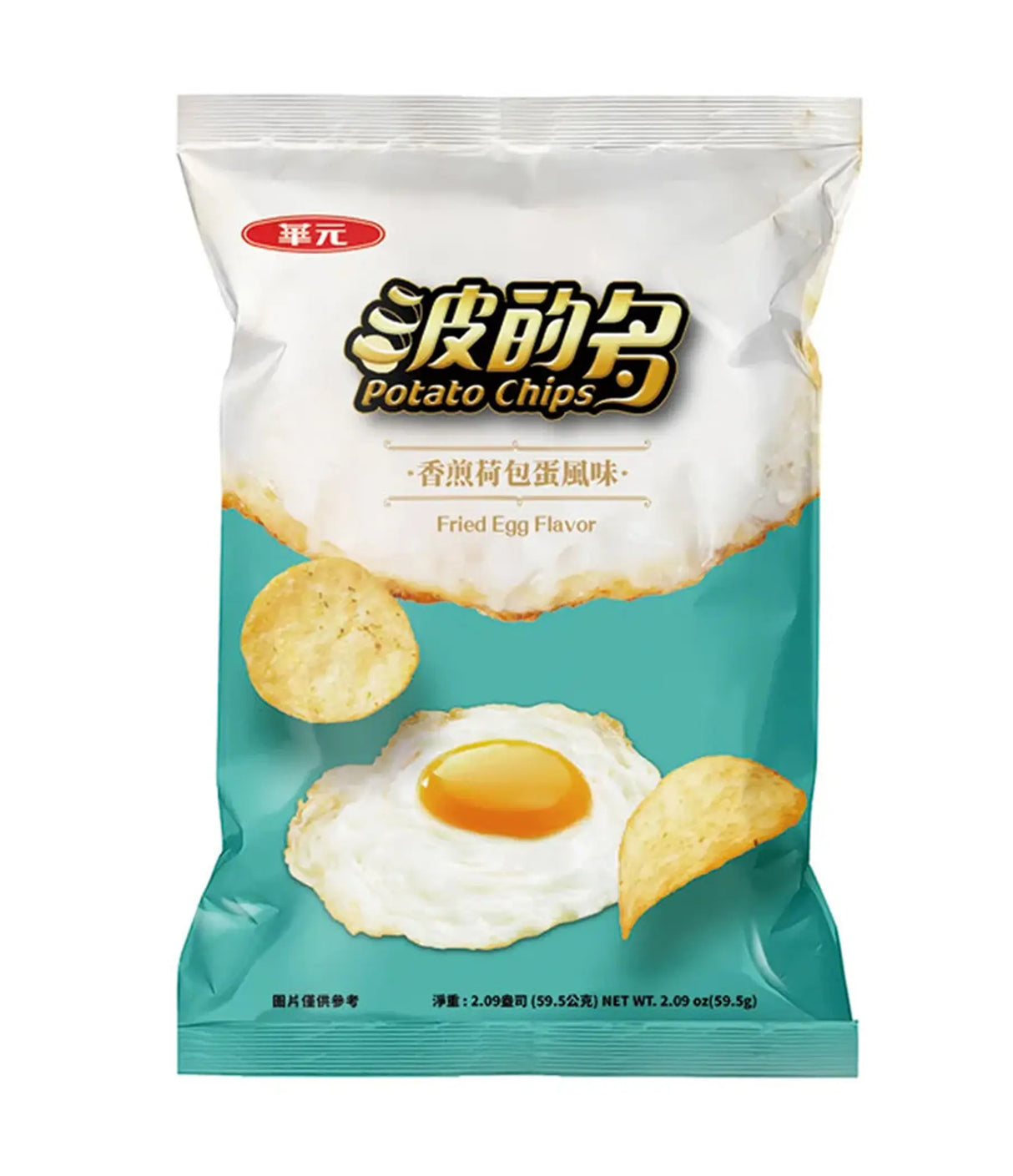 Hwa Yuan - Potato Chips (Fried Egg Flavor) 60g