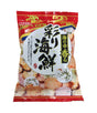 Packaged food product with Japanese text and a red border on a white background
