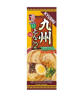 Kyushu Tonkotsu ramen noodles packaging on a white background