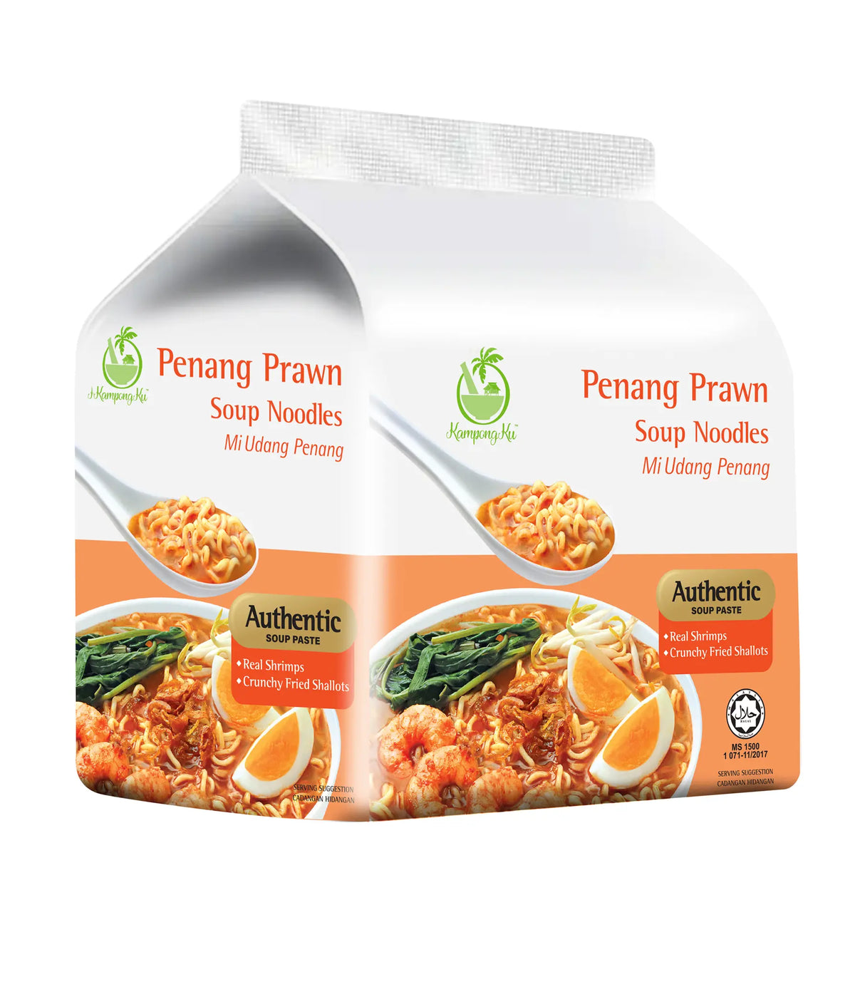 KampongKu - Penang Prawn Soup Noodles 4x110g