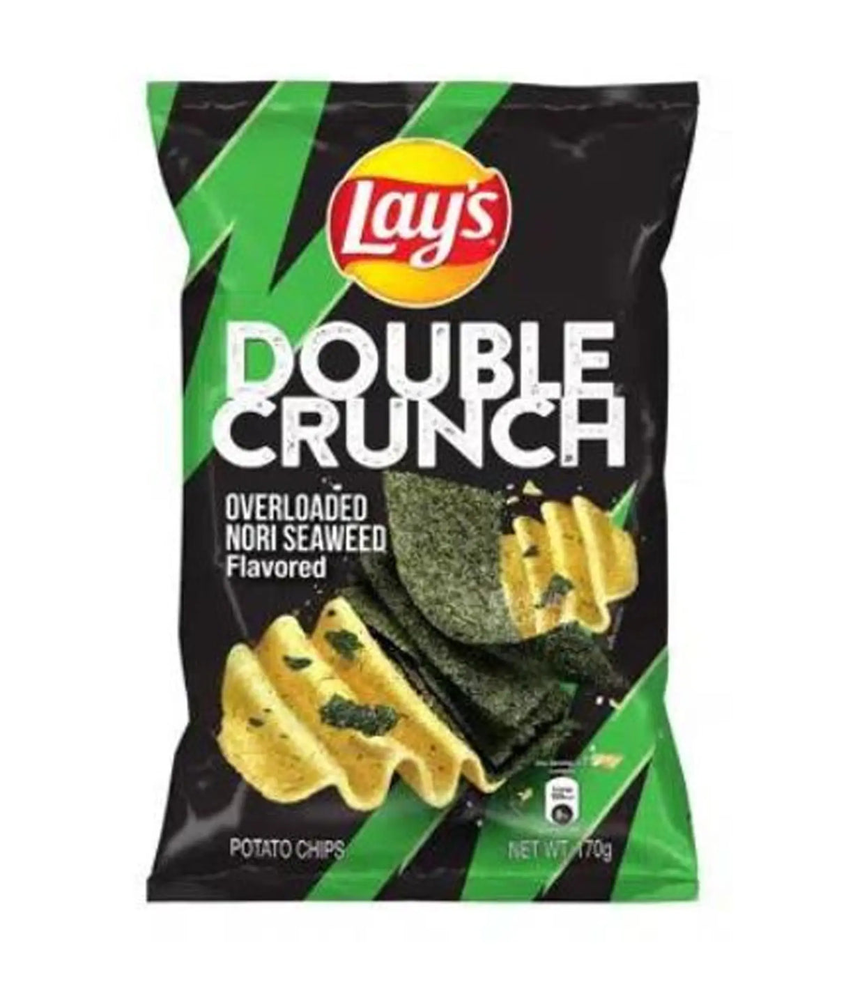 Lay's - Double Crunch Potato Chips (Overloaded Nori Seaweed Flavor) 170g