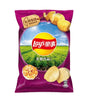 Lay's potato chips packaging with a scenic design on a white background