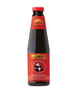Bottle of Lee Kum Kee Panda Brand Oyster Flavoured Sauce 510g