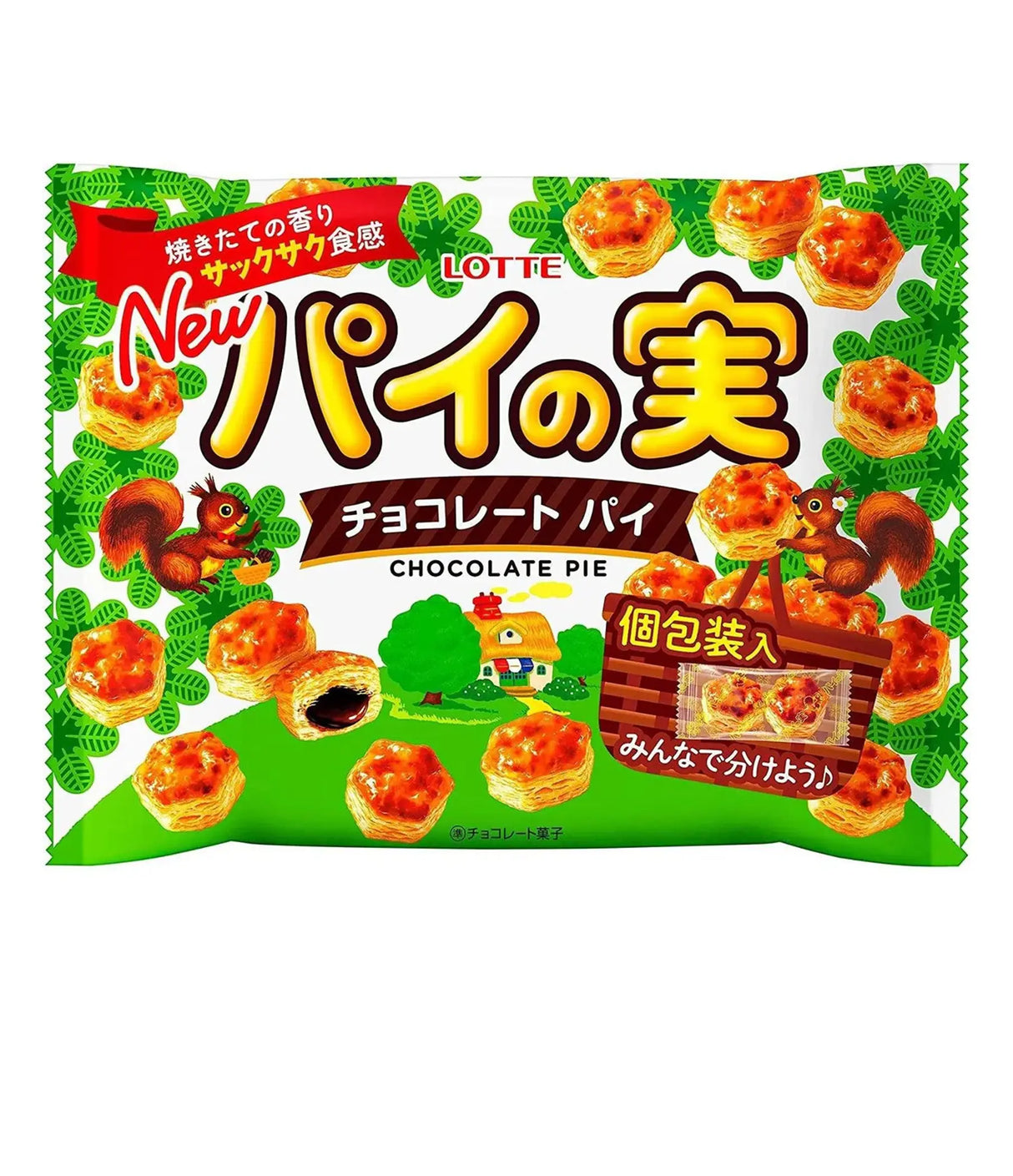 Lotte - Pie No Mi Chocolate Pie 124g