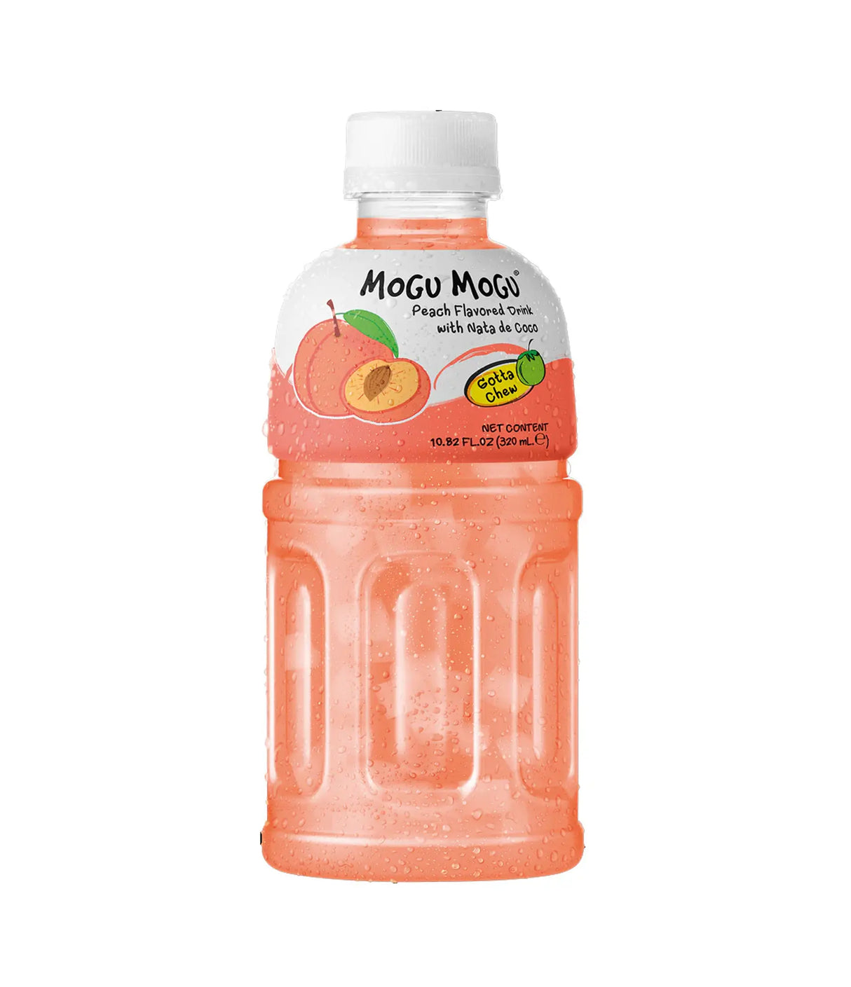 Mogu Mogu - Peach Flavored Drink with Nata de Coco 320ml