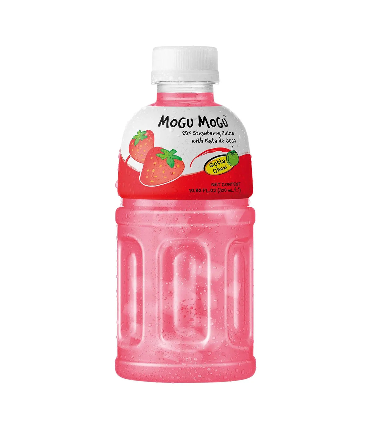 Mogu Mogu - Strawberry Flavored Drink with Nata de Coco 320ml