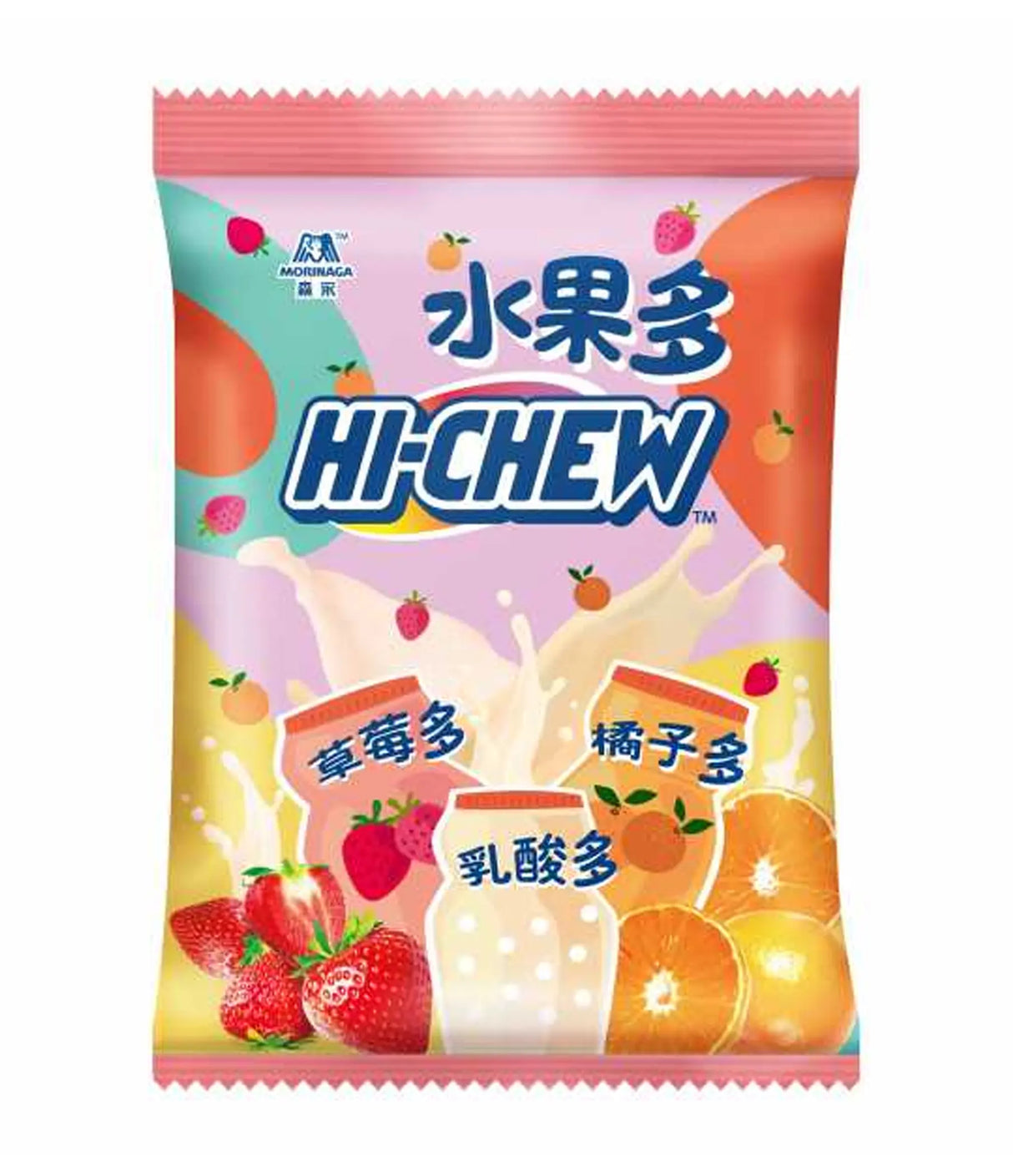 Morinaga - Hi-Chew Candy (Strawberry, Orange & Yogurt) 110g