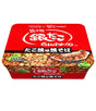 A box of GINDACO Takoyaki Ramyun instant noodles on a plain white background. The packaging is predominantly bright red with white and black text, and features a photo of prepared takoyaki noodles on the front.