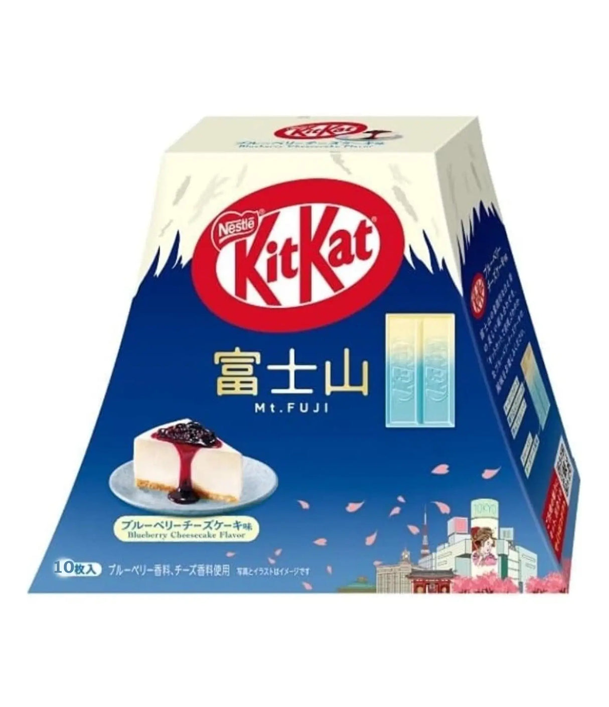 KitKat packaging with Mt. Fuji design on a white background