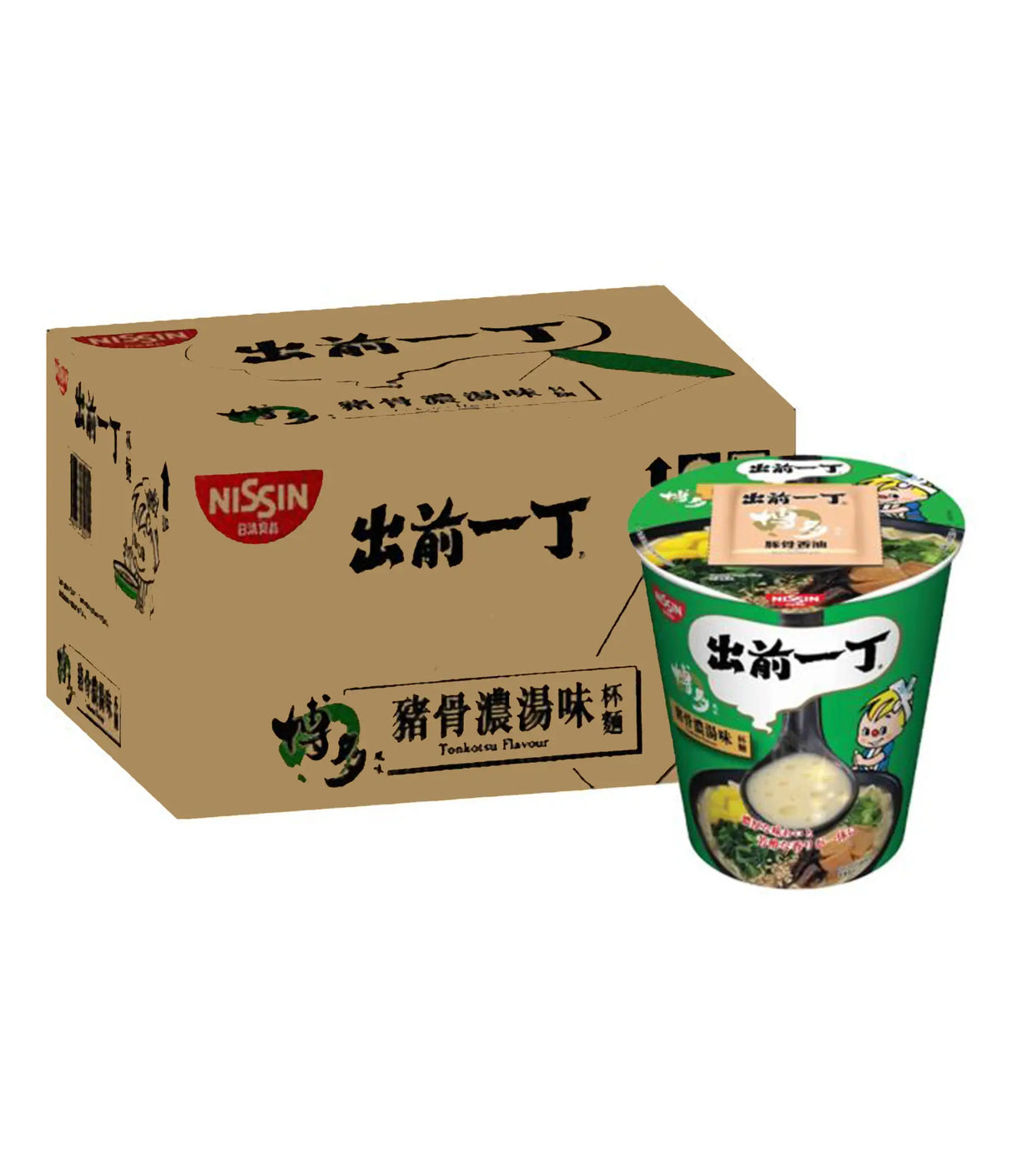 Nissin - Demae Iccho Tonkotsu Flavour Instant Noodles 24x72g