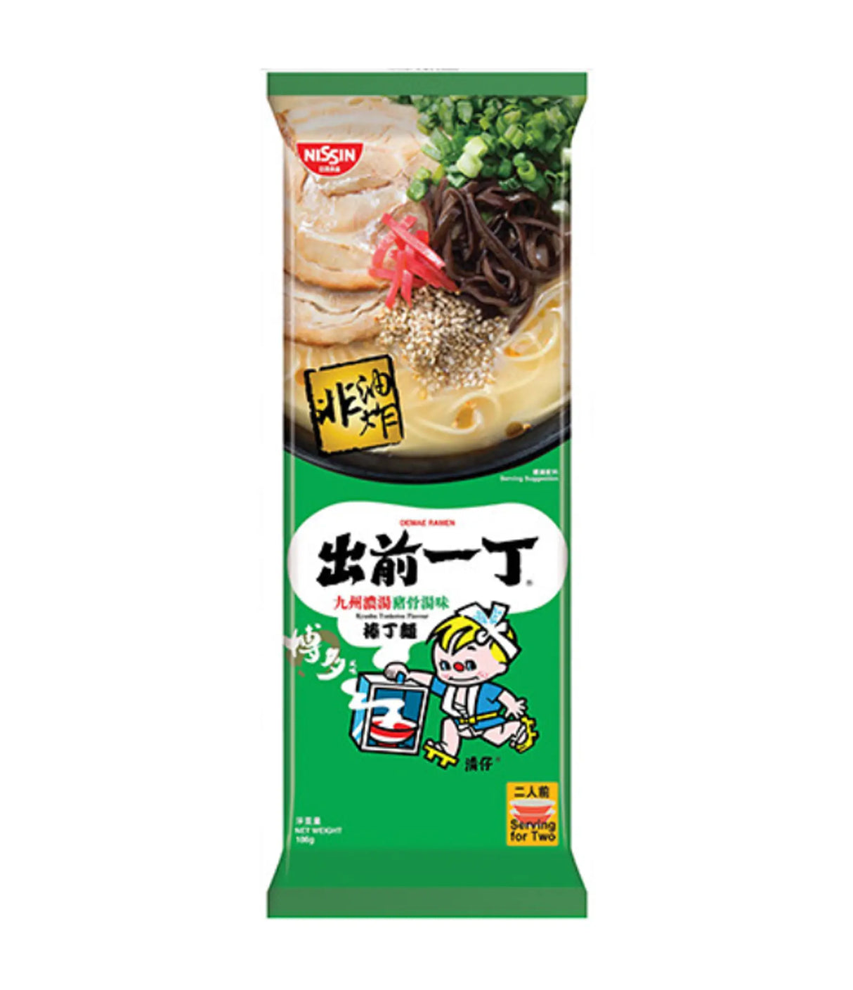 Nissin - Non-Fried Instant Noodle (Tonkotsu Flavour) 176g