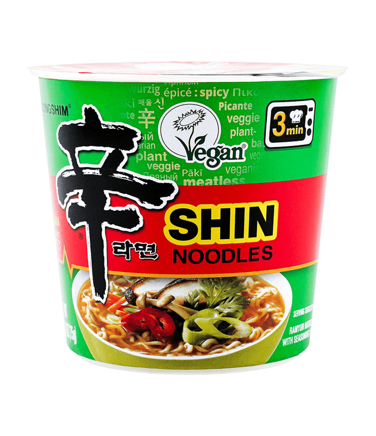Nongshim - Shin Noodle Soup (Vegan) 75g