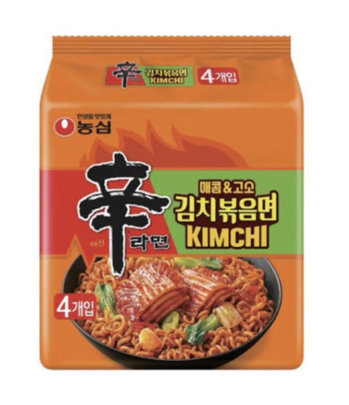 Nongshim - Shin Ramyun Stir Fry Kimchi 4x137g