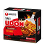 Box of Nongshim Yaki Udon Hot & Spicy noodles on a white background