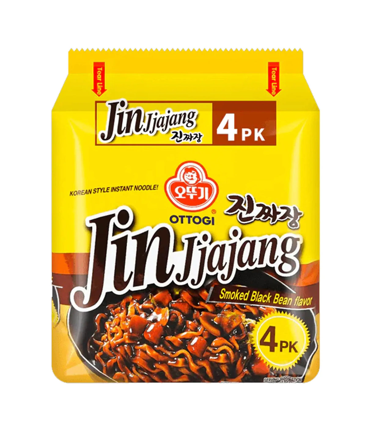 Ottogi - Jin Jjajang (Smoked Black Bean) 4x135g