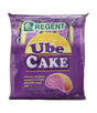 Packaging of Regent Ube Cake on a white background