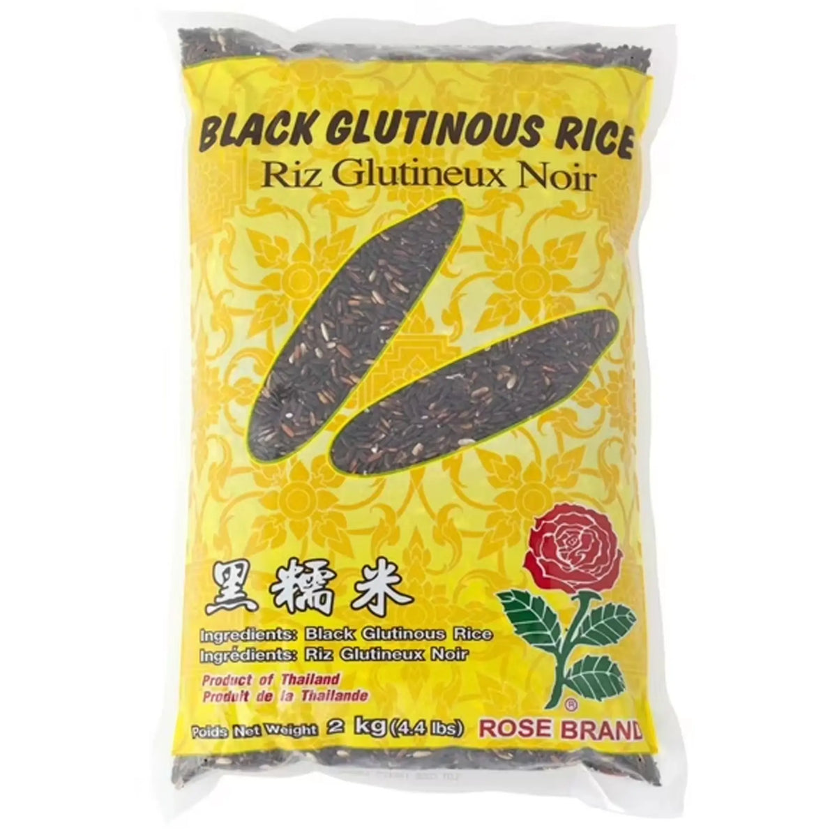 Rose Brand - Black Glutinous Rice 2kg - Shop Thai Rice – Haisue