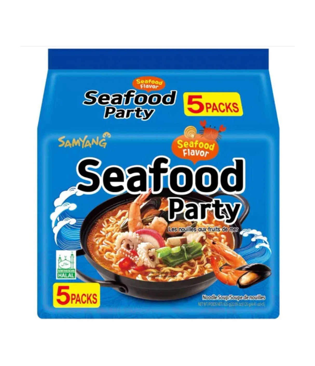 Samyang - Seafood Party Noodle Soup 5x125g