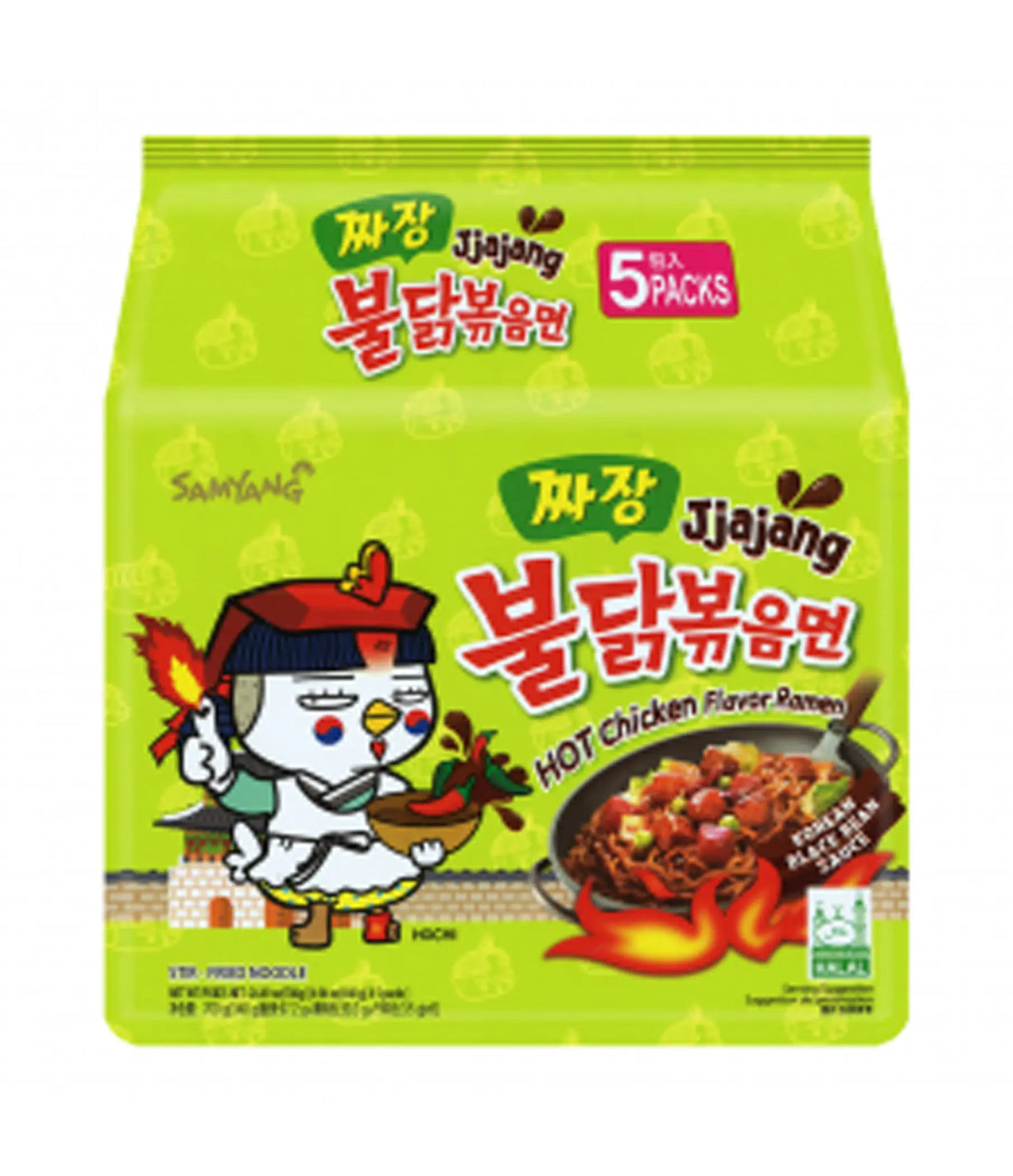 Samyang - Spicy Chicken Buldak Noodle (Jjajang) 8x5x140g