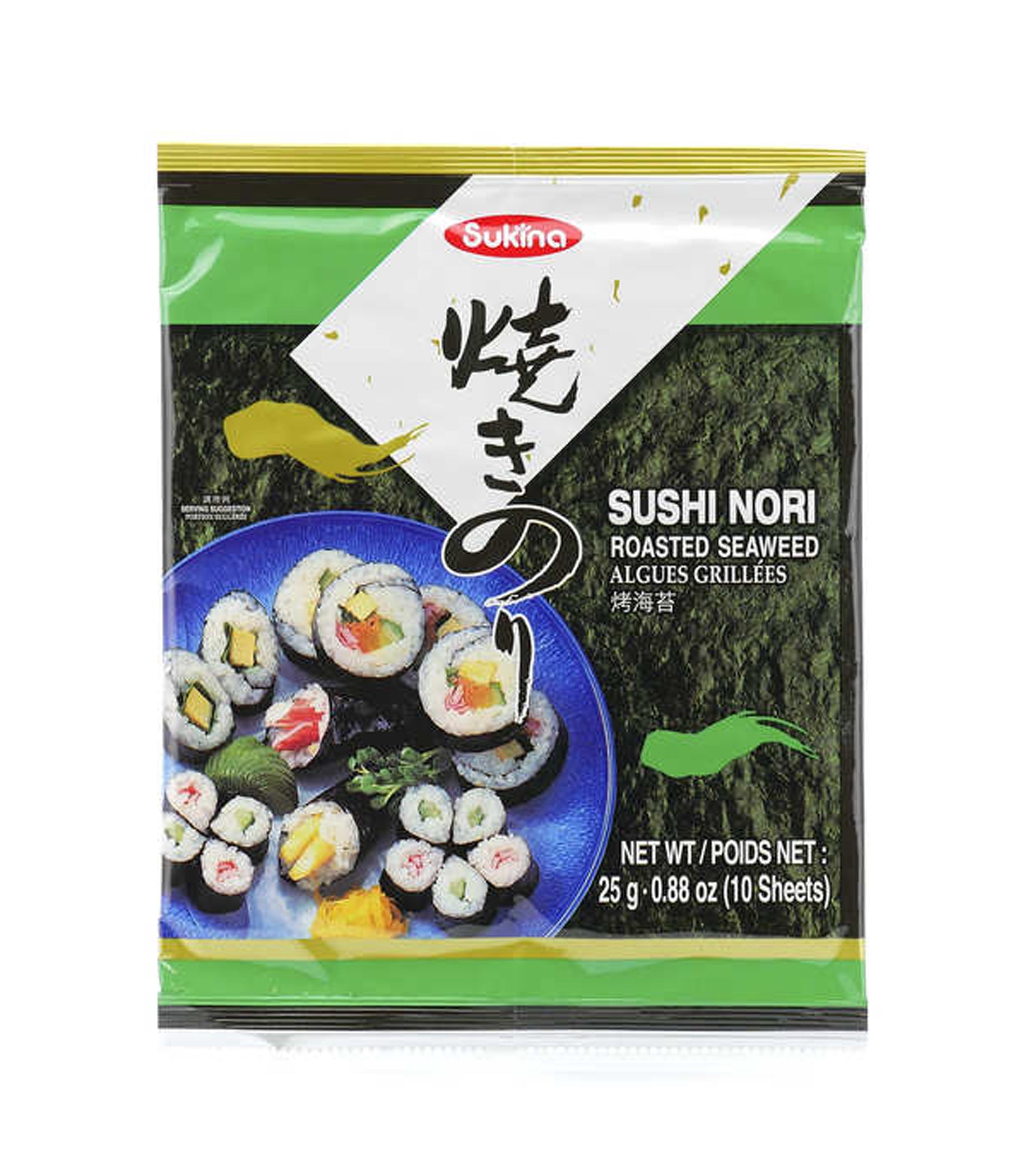 NORI★★ Sukina - Roasted Seaweed Sushi Nori (10 Sheets) 25g | Haisue