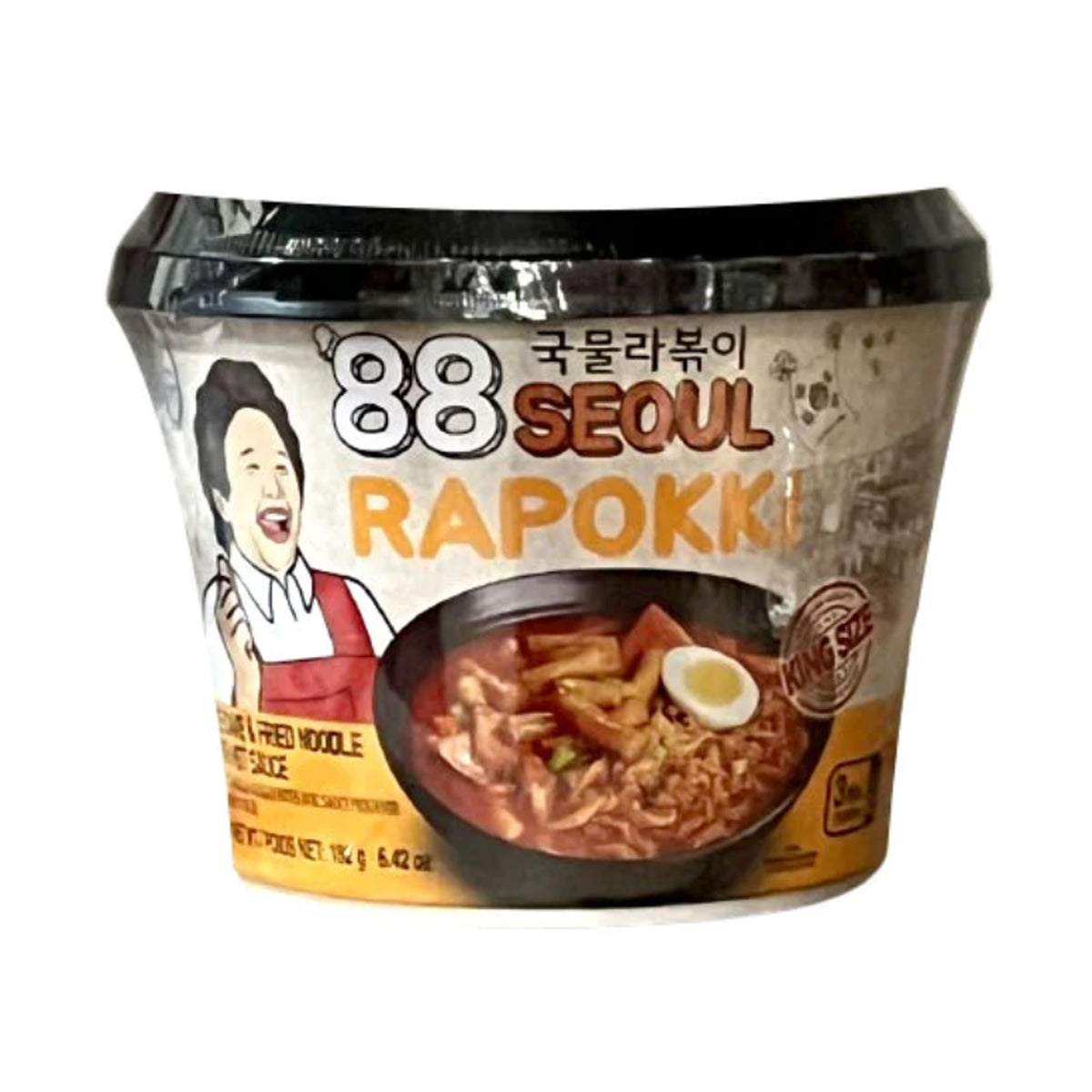 Raeppoki Surasang - Rapokki Rice Cake & Fried Noodle with Hot Sauce 182g – Haisue