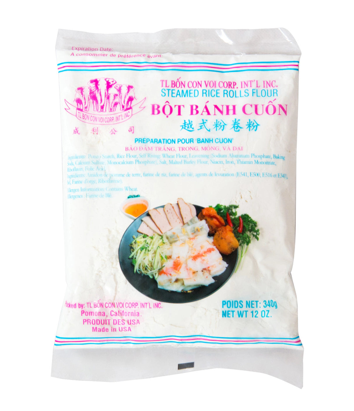 TL Corp - Steamed Rice Rolls Flour (Banh Cuon) 340g