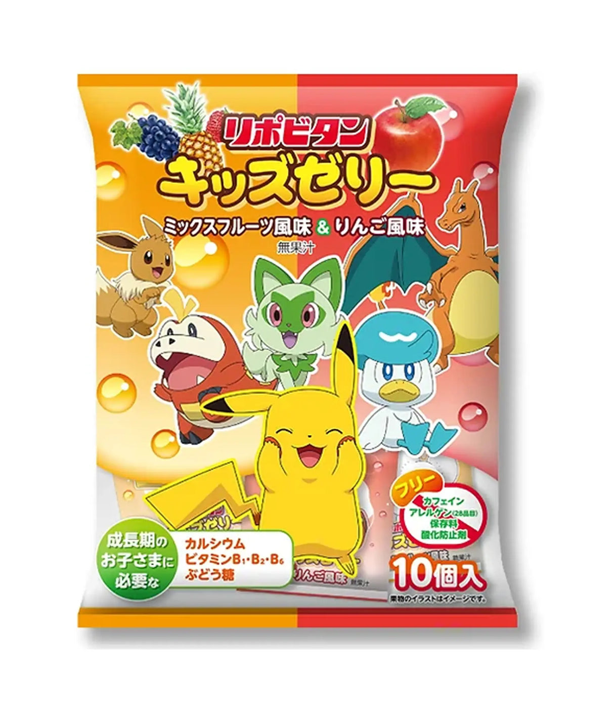 Taisho - Lipovitan Pokemon Jelly (Mixed Fruits & Apple) 160g