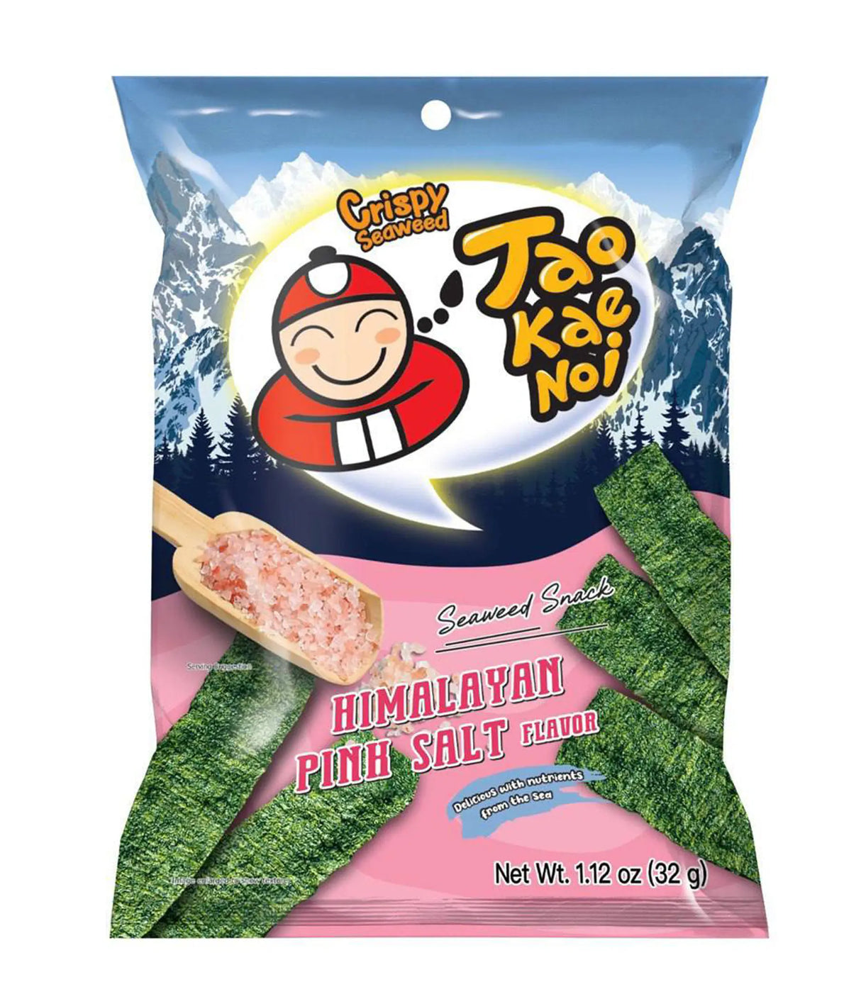 Tao Kae Noi - Crispy Seaweed (Himalayan Pink Salt Flavour) 32g