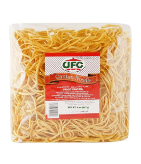 Packaged Canton Noodles with UFC label on a white background